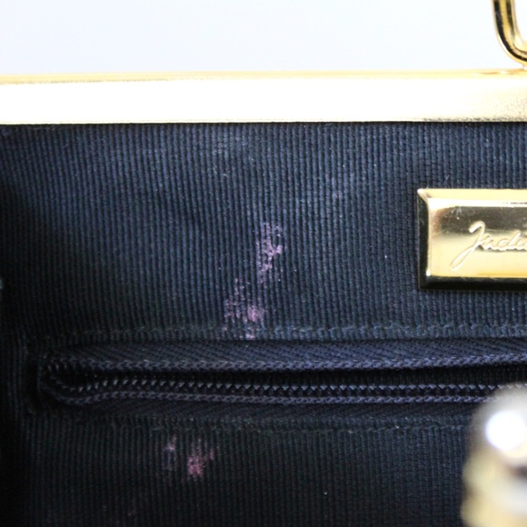 VINTAGE 1980s Judith Leiber Snake Skin Clutch - Picture 8 of 8